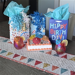 Banner Day Table Runner Fabric Kit + PATTERN